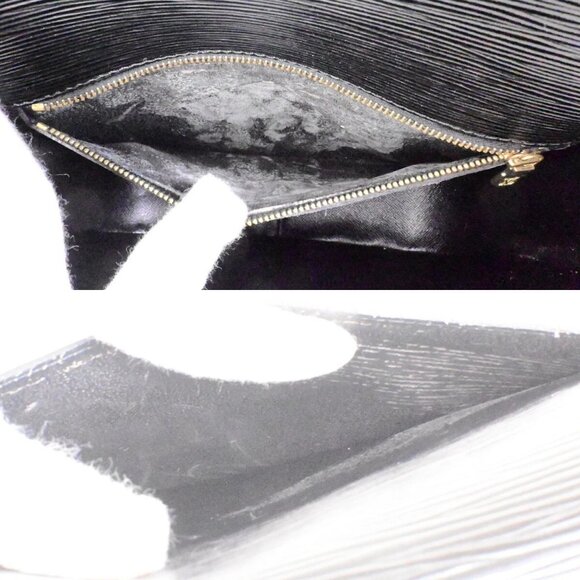 LOUIS VUITTON LV Saint Cloud GM Shoulder Bag Epi Leather Black 36EE089 - Picture 11 of 15